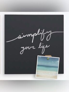 Framesless Magnetic Chalkboard